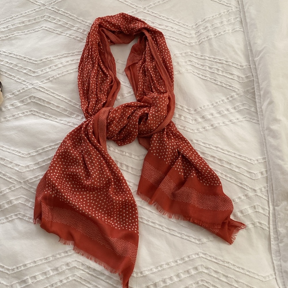 Polka dot scarf